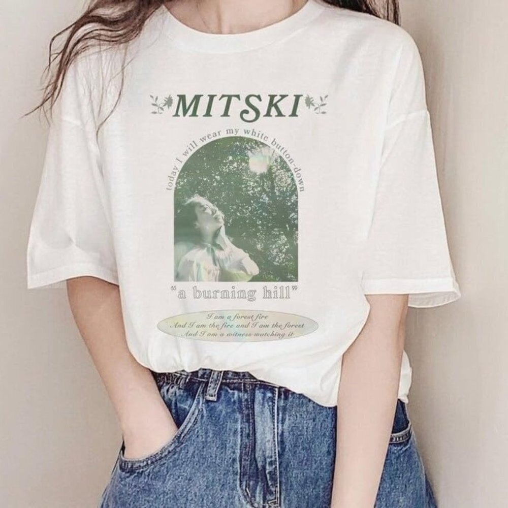 Mitski Shirt Mitski A Burning Hill Shirt Mitski Music Rock Concert Shirt